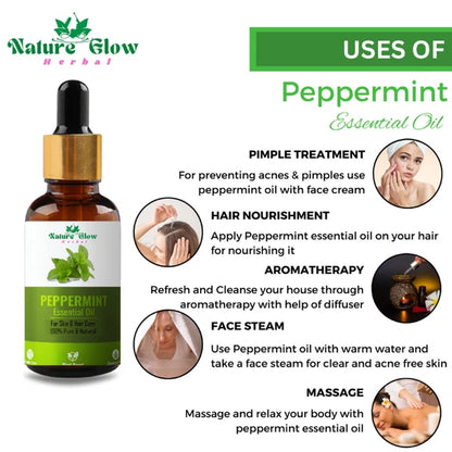Nature Glow Herbal Rosmerry & Peppermint Hair Oil Combo - Combo