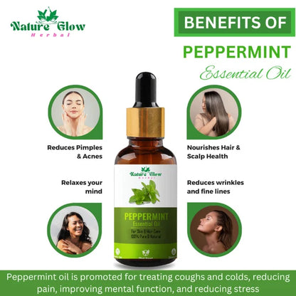 Nature Glow Herbal Rosmerry & Peppermint Hair Oil Combo - Combo
