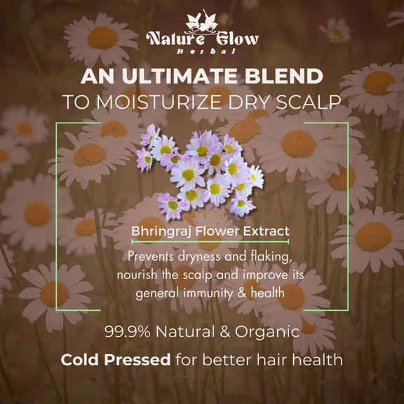 Nature Glow Herbal Bhringraj & 4 In 1 Hair Oil Combo - Combo