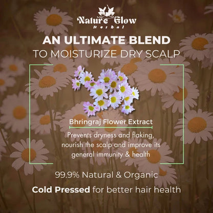 Nature Glow Herbal Bhringraj & 4 In 1 Hair Oil Combo - Combo