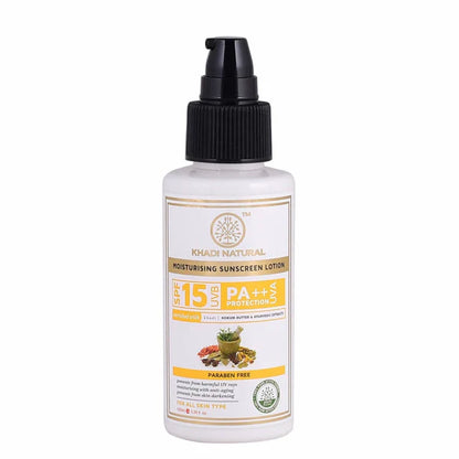 Khadi Natural Moisturising Sunscreen Lotion SPF 50 - 100 ml