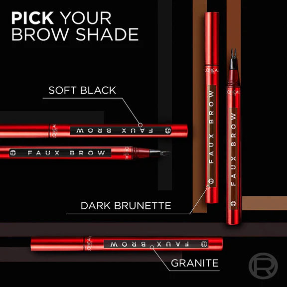 L'Oreal Paris Infaillible Faux Brow Eyebrow Pen For Natural & Full Brows - Dark Brunette - 1 ml