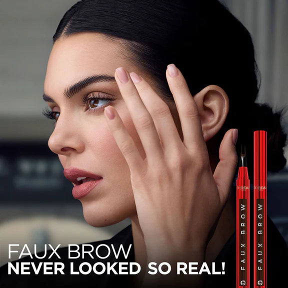 L'Oreal Paris Infaillible Faux Brow Eyebrow Pen For Natural & Full Brows - Granite - 1 ml