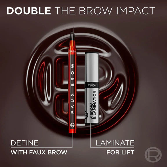 L'Oreal Paris Infaillible Faux Brow Eyebrow Pen For Natural & Full Brows - Granite - 1 ml