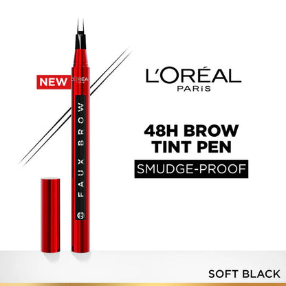 L'Oreal Paris Infaillible Faux Brow Eyebrow Pen For Natural & Full Brows - Soft Black - 1 ml