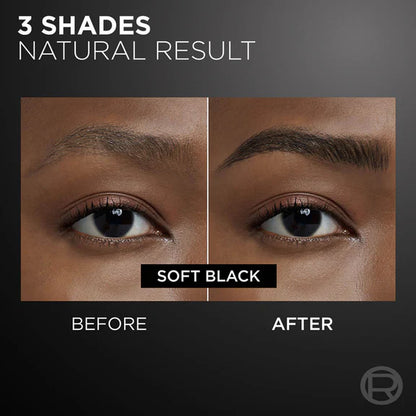 L'Oreal Paris Infaillible Faux Brow Eyebrow Pen For Natural & Full Brows - Soft Black - 1 ml