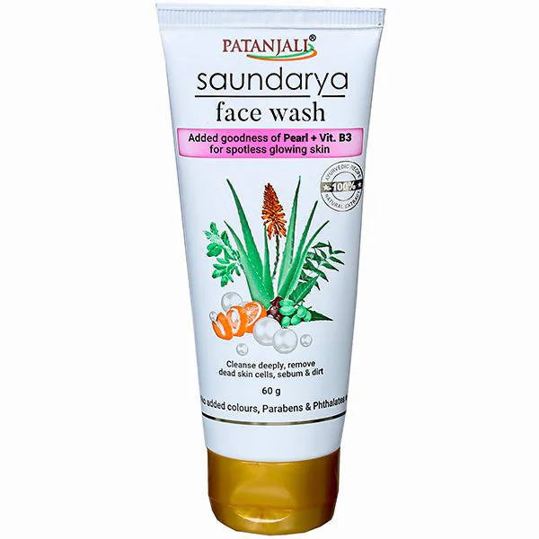 Patanjali Saundarya Face Wash - Pack of 1 - 60 gm