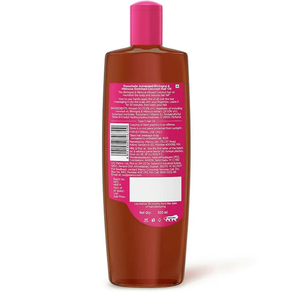 Parachute Advansed Bhringraj & Hibiscus-enriched Coconut Hair Oil - 300 ml