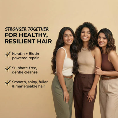 The Skin Story Sulphate Free Keratin Smooth Shampoo - 450 ml