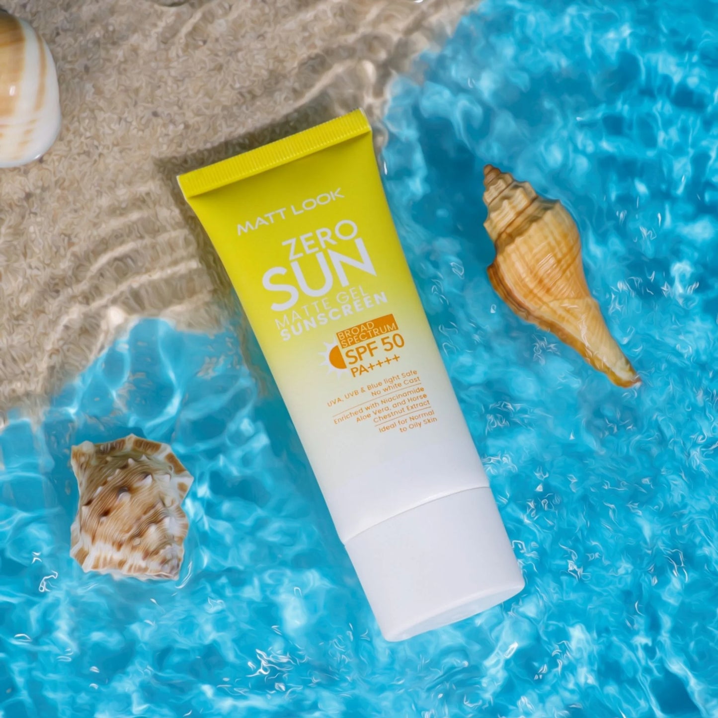 Matt Look Zero Sun Matte Gel SPF 50 PA++++ Sunscreen - 55 gm