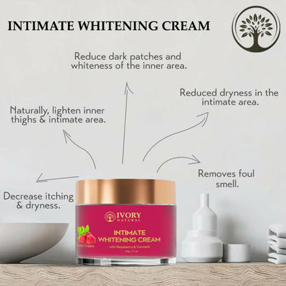 Ivory Natural Intimate Whitening Cream For Lighten Dark Areas, Inner Thigh - 50 gm