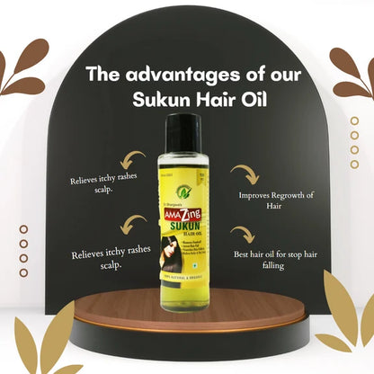 Dr.Bhargav’s Ama Zing Sukun Hair Oil - 120 ml