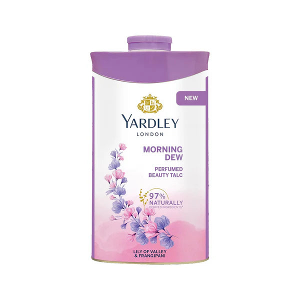 Yardley London Morning Dew Perfumed Talc For Women - 250 gm