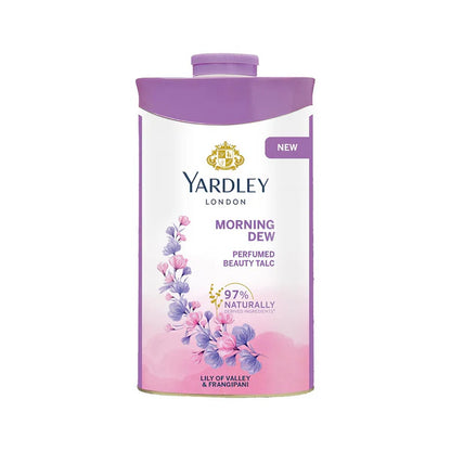 Yardley London Morning Dew Perfumed Talc For Women - 250 gm