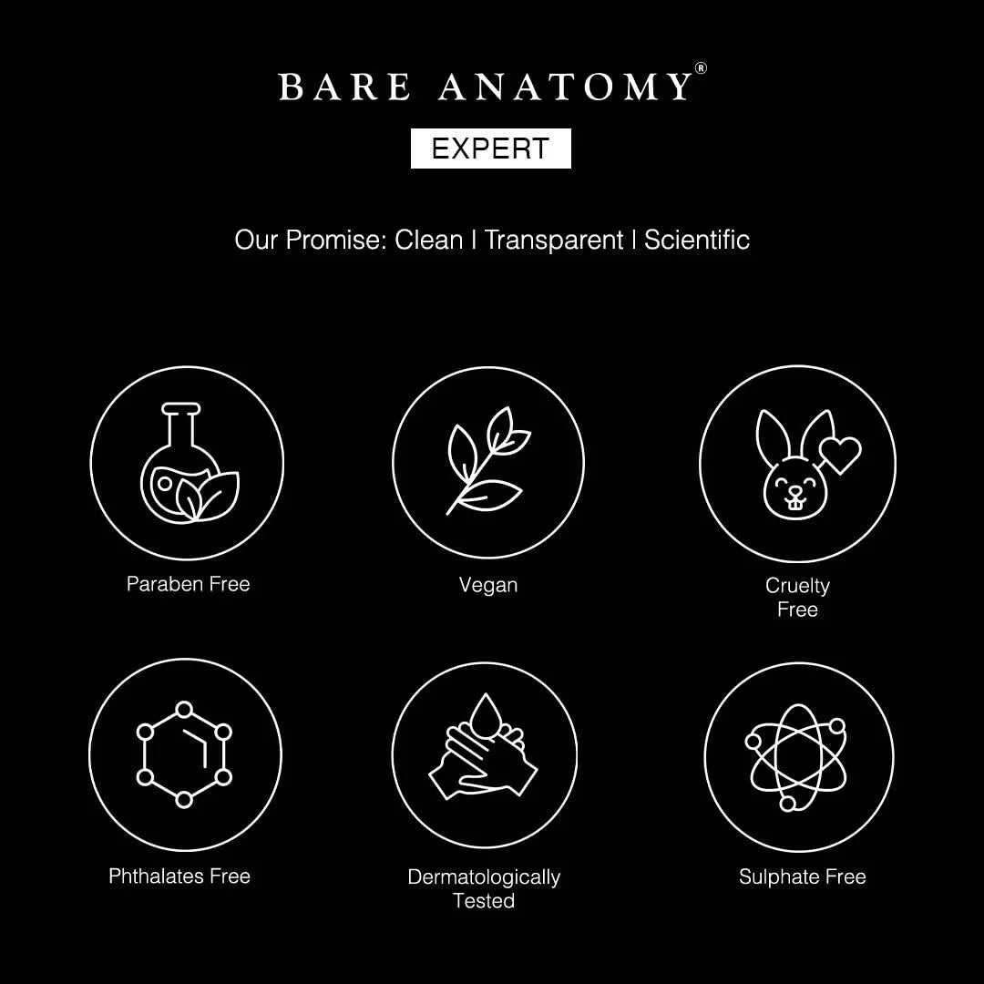 Bare Anatomy Ultra Smoothing Hair Serum, Restores Smoothness