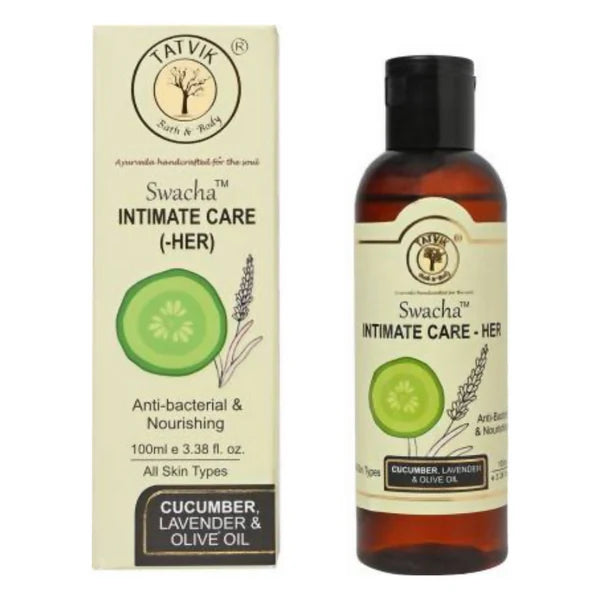 Tatvik Ayurveda Swacha Intimate Care Her (Cucumber, Lavender & Olive Oil) - 100 ml
