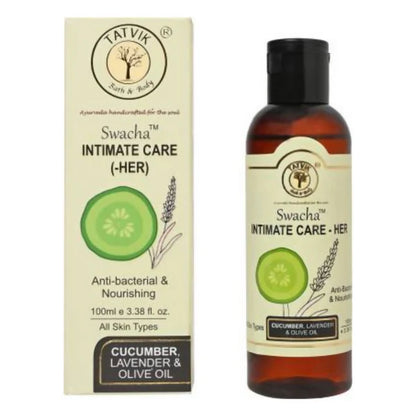 Tatvik Ayurveda Swacha Intimate Care Her (Cucumber, Lavender & Olive Oil) - 100 ml