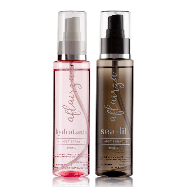Aflairza Hydratante + Sea lit - Hydrating spray and Makeup Sealer Combo - combo
