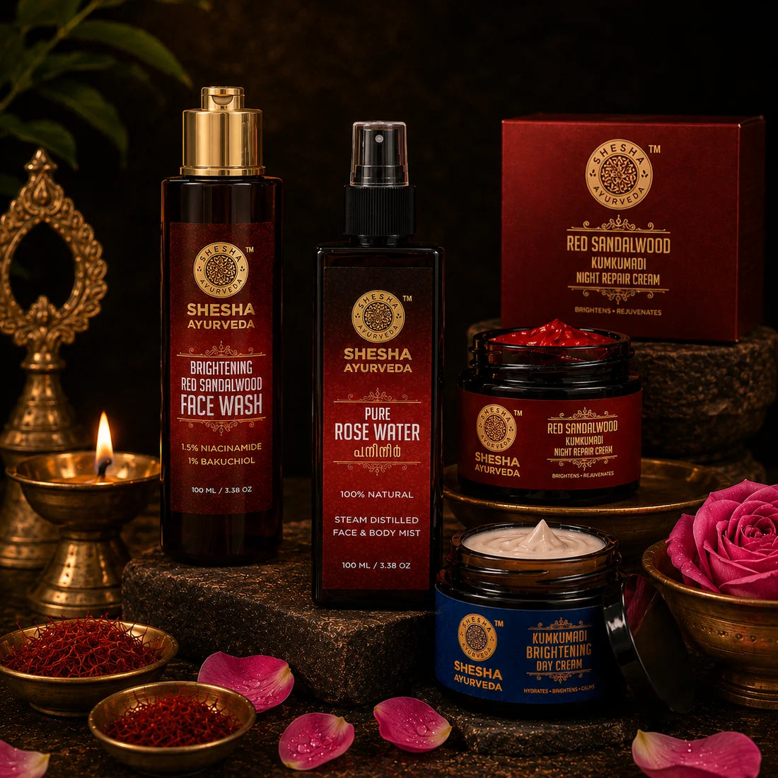 Glass Skin CTM Ritual | Brightening Ayurvedic Skincare Combo