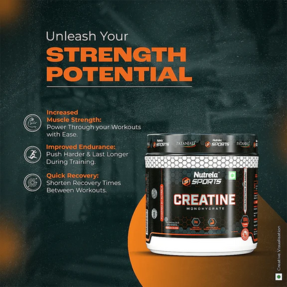 Patanjali Nutrela Sports Creatine Monohydrate - 100 gm