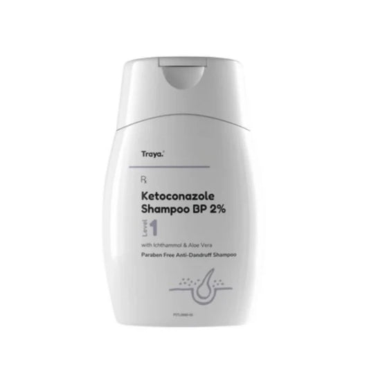 Traya Ketoconazole Shampoo BP 2% with Ichthammol & Aloe Vera - 75 ml