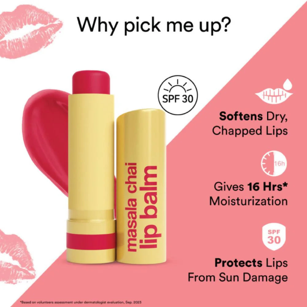 Wow Skin Science Masala Chai Lip Balm