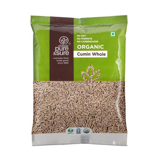 Pure & Sure Organic Cumin Whole - 100 gm