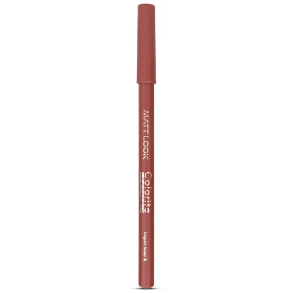 Matt Look Colorite Lip Contour Professional Matte Lip Color Pencil - Elegant Nude 21 - 4.5 gm