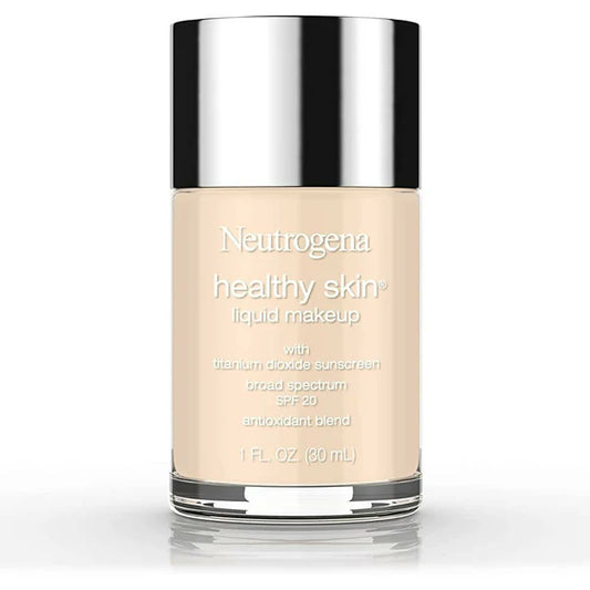 Neutrogena Healthy Skin Liquid Makeup Foundation, Broad Spectrum SPF 20 Feverfew,Classic Ivory - 30 ml