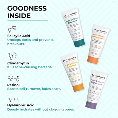 Dr.Sakhiya Acne & Pimple Care Kit - kit