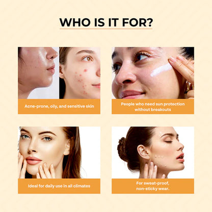 Dr.Sakhiya Acne & Pimple Sunscreen SPF 50 - 50 gm
