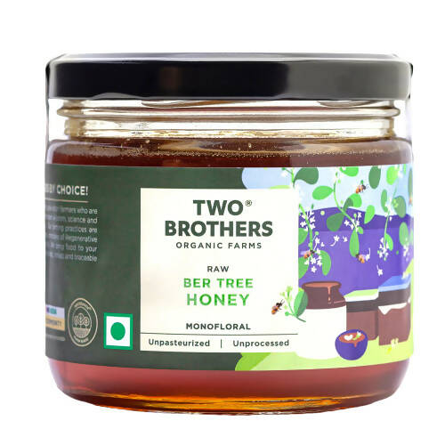 Two Brothers Organic Farms Indian Ber Tree Raw Honey-Mono Floral