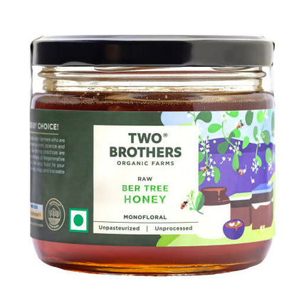 Two Brothers Organic Farms Indian Ber Tree Raw Honey-Mono Floral