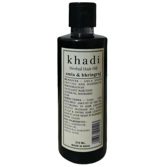 Khadi Natural Herbal Hair Oil Amla and Bhringraj - 200 ml