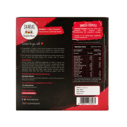 Svaras Mexican Smoked Chipotle Khakhra