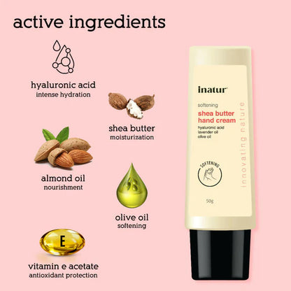 Inatur Shea Butter Hand Cream - 50 gm