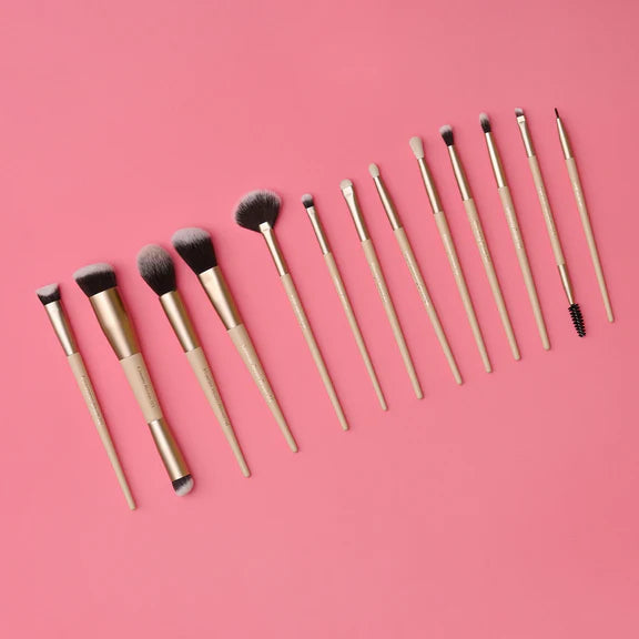 Milagro Beauty Arty Eyes & Face Makeup Brush Collection (Set Of 13 ) - kit