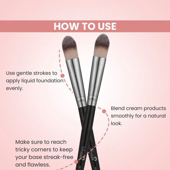 London Prime HD Small Foundation BrushLP329 ( Formerly London Pride Cosmetics )