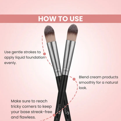London Prime HD Small Foundation BrushLP329 ( Formerly London Pride Cosmetics )