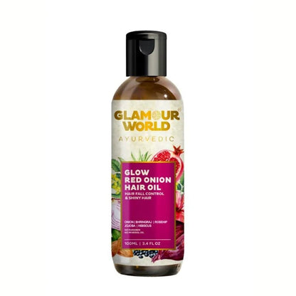 GLAMOUR WORLD AYURVEDIC Glow Red Onion Hair Oil - 100 ml