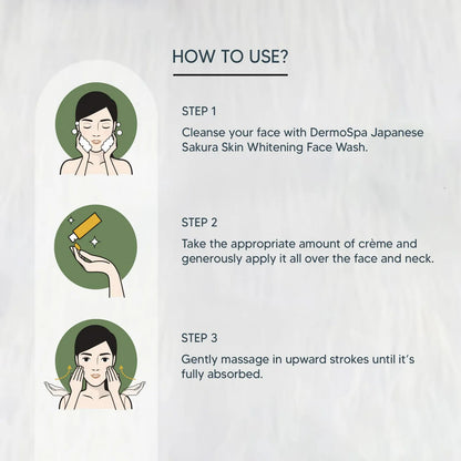 Lotus Professional Dermospa Japanese Sakura Skin Whitening Illuminating Cream