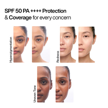 Wishcare Daily Fluid Tinted Sunscreen SPF50PA++++ - R303 - 50 ml