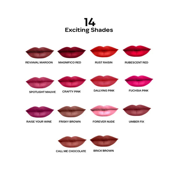 Faces Canada Comfy Matte Pro Liquid Lipstick - Dallying Pink 12 - 5.5 ml