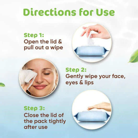 Mamaearth Micellar Gentle Makeup Remover Wipes - 30 pcs