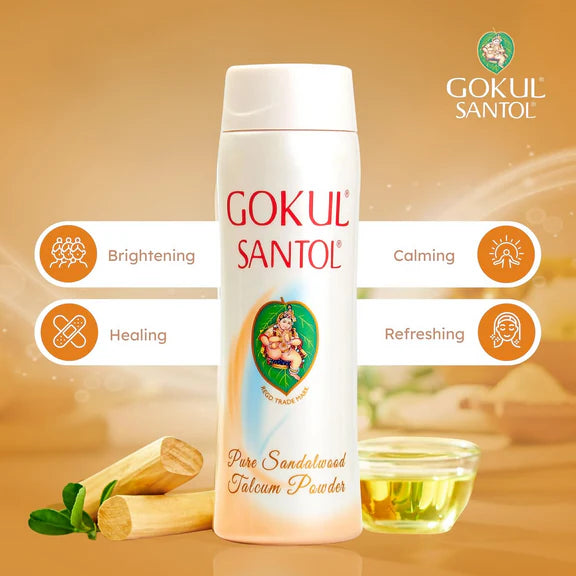 Gokul Santol Pure Sandalwood Talcum Powder - 300 gm