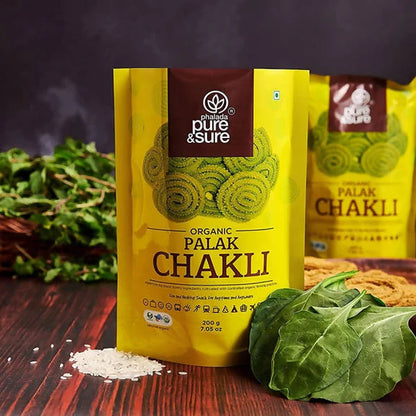 Pure & Sure Palak Chakli - 200 gm