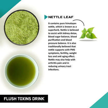 Just Vedic Flush Toxins Drink Mix - 200 gm