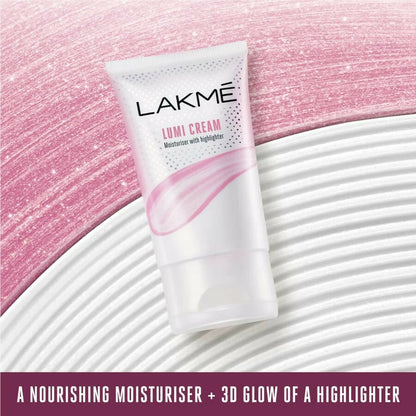 Lakme 9 To 5 Lumi Strobe Cream Highlighter + Moisturizer + Primer - 60 gm