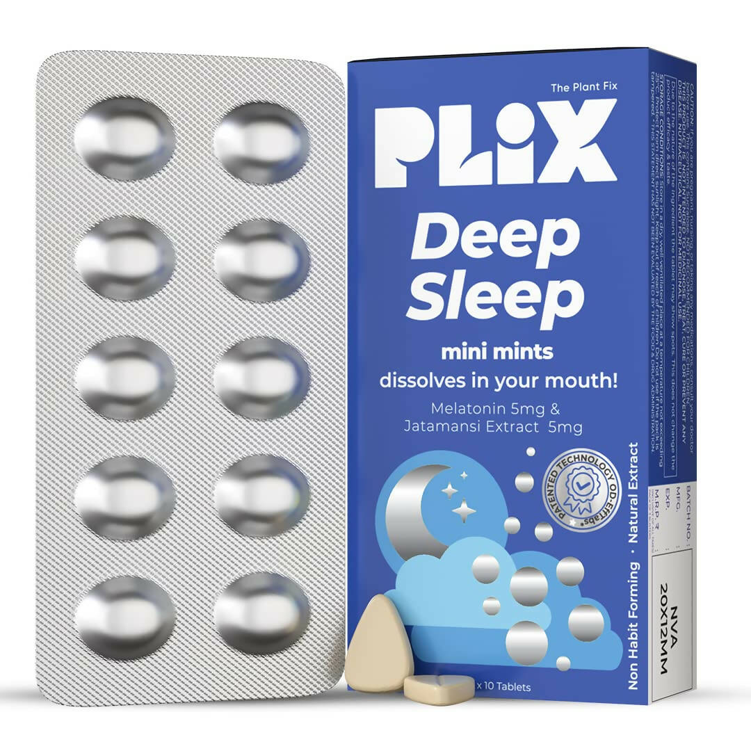 Disolving Mints PLIX The Plant Fix Melatonin Deep Sleep Oral Dissolving Mini Mints Eff ...