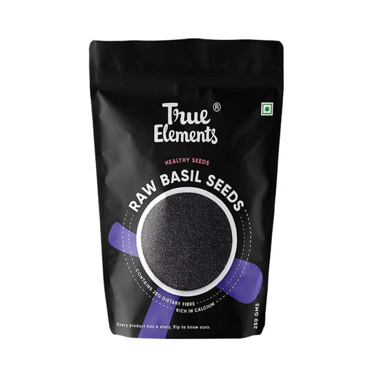 True Elements Basil Seeds - 250 gm